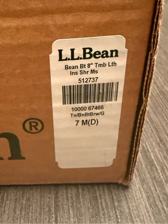 LL Bean Men\'s size 7 Lace-Up Duck Boots, insulated main image 5